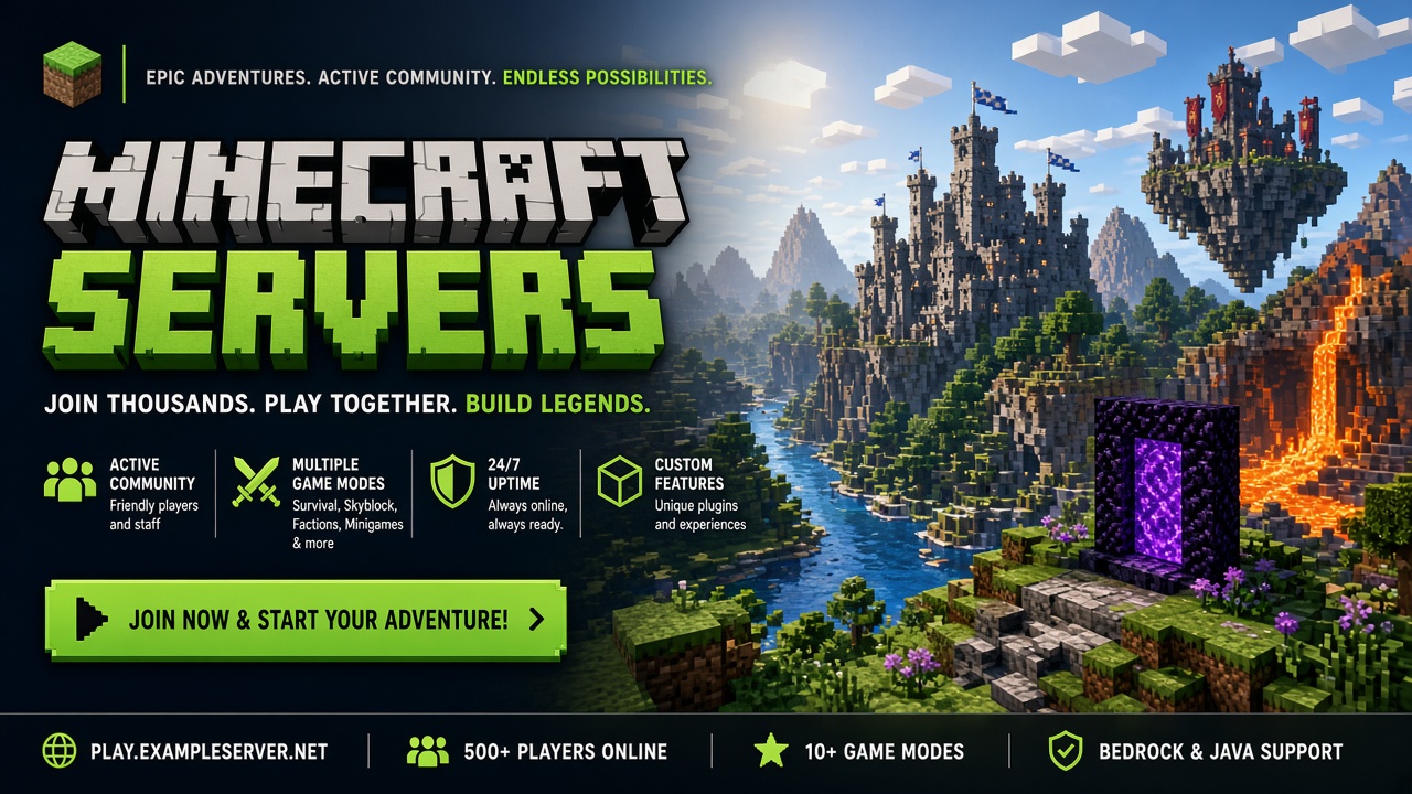 Хаб Minecraft-серверов